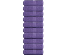 Rankšluostis Svečių rankšluosčiai FROGN, 10 vnt., violetiniai, 30x50 cm, 360 g/m²