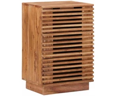 Rankų darbo naktinė spintelė Teak medžio rudas 40 x 30 x 60 cm