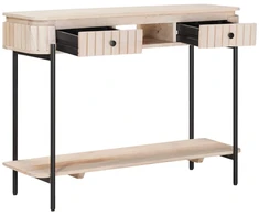 Rankų darbo pabaigos stalas Balta 100 x 30 x 76 cm