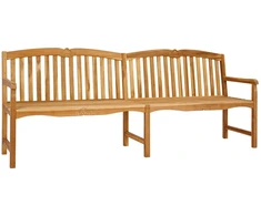 Rankų darbo rožių suolelis Natūrali 228 x 61 x 94,5 cm