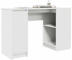 Rašomasis stalas, baltos, 120x42x76 cm, apdirbta mediena