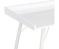 Rašomasis stalas, baltos spalvos, 90x50x79cm