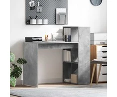 Stalas Betono pilka 108 x 55 x 103.5 cm Apdirbta mediena