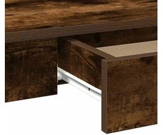 Rašomasis stalas, dūminio ąžuolo, 100x45x75cm, mediena