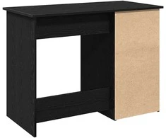 Rašomasis stalas, juodos spalvos, 102x50x75cm, apdirbta mediena
