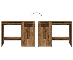 Rašomasis stalas Old Wood 100x49x75 cm Inžinierinė mediena