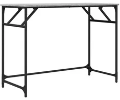 Rašomasis stalas, pilkas ąžuolo, 100x45x76cm, mediena/plienas