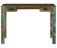 Rašomasis stalas Ruda 112 x 55 x 76 cm Kietas atkurtas medis (Atnaujinta)