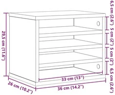 Darbo stalo organizatorius Senas medis 36 x 26 x 29,5 cm