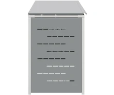 Atliekų dėžės saugojimas for 4 Bins 240L Nerūdijantis plienas