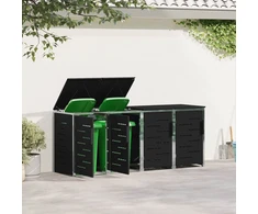 Atliekų dėžės saugojimas for 4 Bins 240L Nerūdijantis plienas