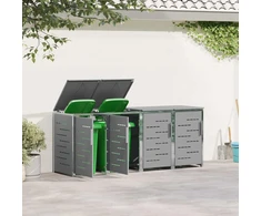 Atliekų dėžės saugojimas for 4 Bins 240L Nerūdijantis plienas