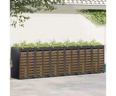 Rato konteinerių laikymas 3 konteineriams 340 x 77.5 x 115.5 cm