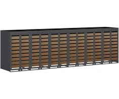 Rato konteinerių laikymas 3 konteineriams 340 x 77.5 x 115.5 cm