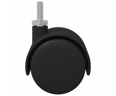 Ratukai 2 pcs Juoda 40,1 x 37,8 mm PP ir geležis