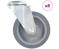 Ratukai, 8vnt., 100mm, pasukami, tvirtinami varžtu