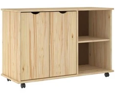 Ratuotas kabinetas Ruda 100 x 39 x 65,5 cm Kietas pušies medis