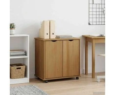 Ratuotas kabinetas su ratu Medus ruda 100 x 39 x 65,5 cm