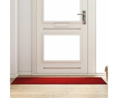 Durų kilimėlis Raudona ir Juoda 60 x 180 cm 100% poliamidas
