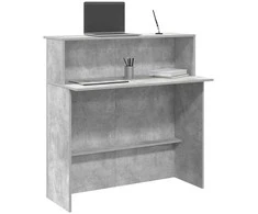 Registratūra, betono pilkas, 100x50x103,5 cm, apdirbta mediena