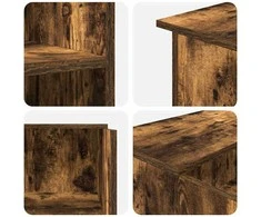 Registratūra, dūminio ąžuolo, 100x50x103,5 cm, apdirbta mediena