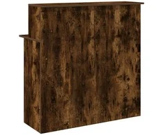 Registratūra, dūminio ąžuolo, 100x50x103,5 cm, apdirbta mediena