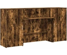 Registratūra, dūminio ąžuolo, 200x50x103,5 cm, apdirbta mediena