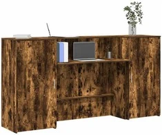 Registratūra, dūminio ąžuolo, 200x50x103,5 cm, apdirbta mediena