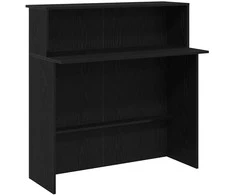Registratūra Juoda 100x50x103,5 cm apdirbta mediena