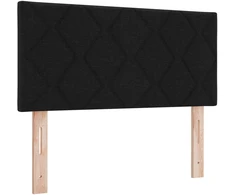 Reguliuojama lova su čiužiniu Juoda 100 x 200 cm Audinys