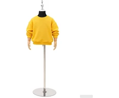 Reguliuojamas 120-157 cm manekenas su baze Uniseksas PP Juoda