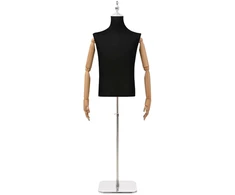 Reguliuojamas manekenas 170-218 cm su baze Vyras PP Juoda