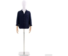 Reguliuojamas manekenas 170-218 cm su baze Vyras PP Balta