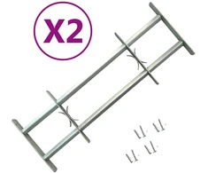Reguliuojamos apsauginės grotelės langams, 2vnt., 1000-1500mm