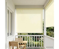 Ritininė užuolaida UV apsaugai Kreminė 200 x 140 cm Poliesteris