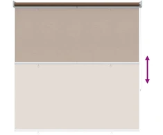 Lauko ritininė žaliuzė UV apsaugai Taupe 145 x 230 cm (P x H)