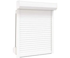 Ritinys uždangalas Baltas 80 x 100 cm Aliuminis ir poliuretanas