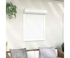 Ritinys uždangalas Baltas 80 x 100 cm Aliuminis ir poliuretanas