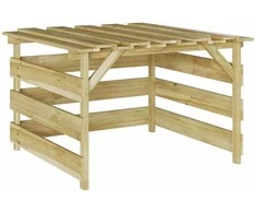 Žoliapjovės garažas Ruda 84 x 80 x 56 cm