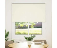 roletas balsvos 125x150 cm audinio plotis 121,6 cm poliesteris