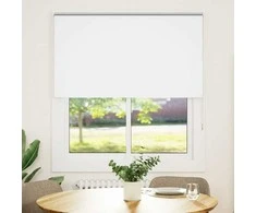 roletas baltos spalvos 140x150 cm audinio plotis 136,6 cm