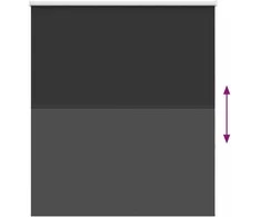 Roletas Blackout Juoda 135x130 cm Audinio plotis 131,6 cm