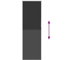 Roletas Blackout Juoda 40x175 cm Audinio plotis 35,7 cm