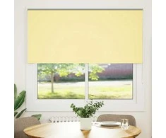 Roletas geltona 155x150 cm audinio plotis 151,6 cm poliesteris