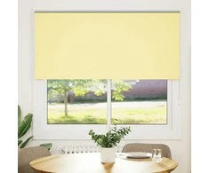 Roletas geltona 160x150 cm audinio plotis 156,6 cm poliesteris
