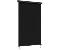Roletas Juoda 120 x 250 cm Audinys ir aliuminis