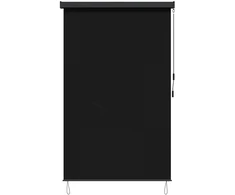 Roletas Juoda 60 x 250 cm Audinys ir aliuminis