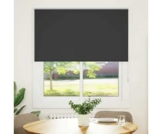 roletas juodas 125x150 cm audinio plotis 121,6 cm poliesteris