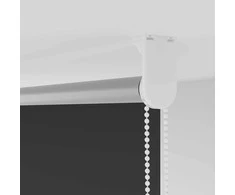 roletas juodas 150x150 cm audinio plotis 146,6 cm poliesteris