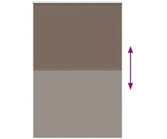 roletas kava 155x230 cm audinio plotis 151,6 cm poliesteris